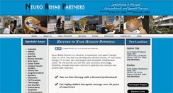 Desktop Screenshot of neurorehabpartners.com